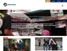 Tablet Screenshot of internews.org